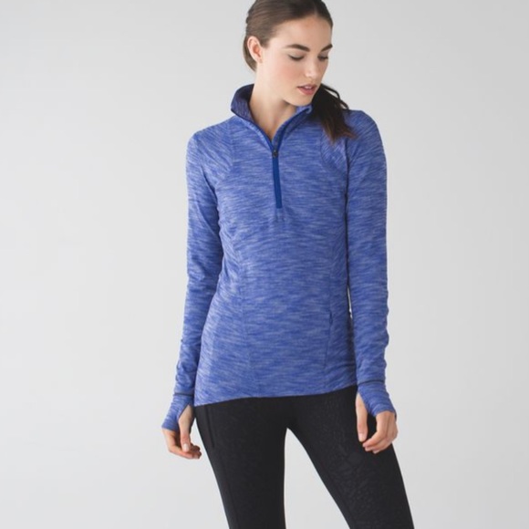 Lululemon Kanto catch me 1/2 zip pullover blue 6 - Picture 2 of 13